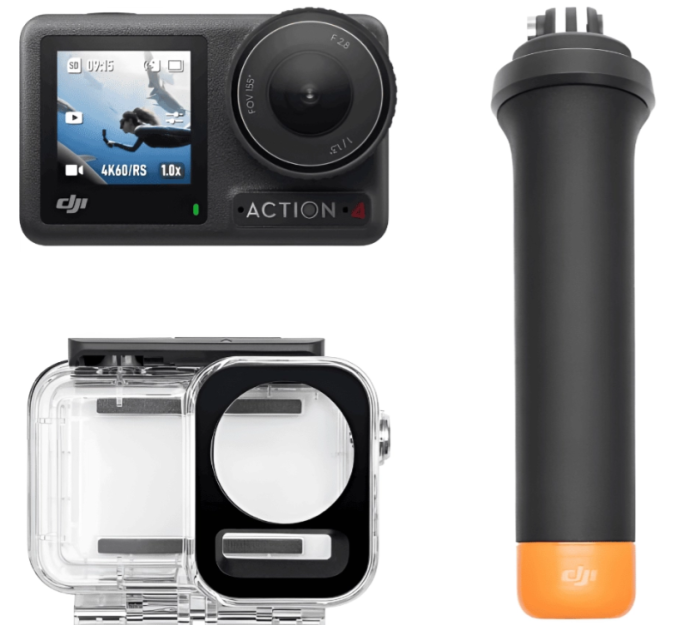 Экшн-камера DJI Osmo Action 4 Diving Combo