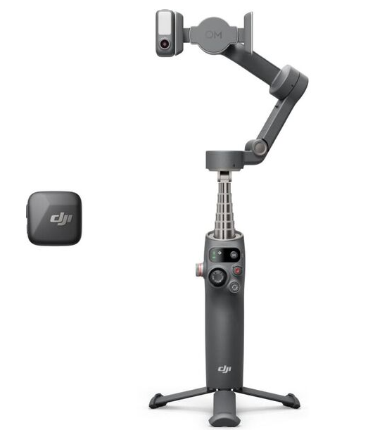 Стабилизатор DJI Osmo Mobile 7P Vlog Combo (DJI Mic Mini Transmitter Infinity Black)